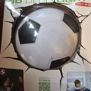 3D Deco Light Soccer Ball NEW